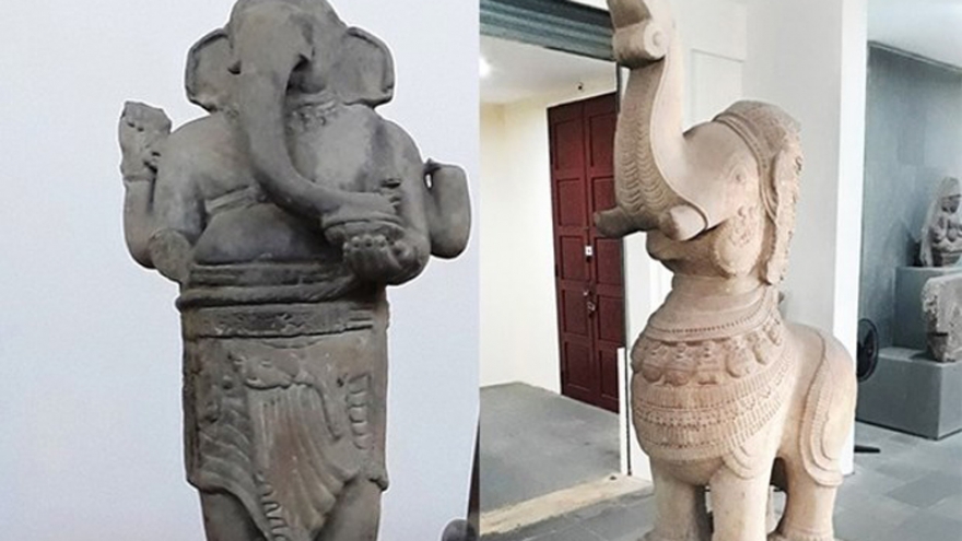 Two sculptures in Da Nang named as national treasures